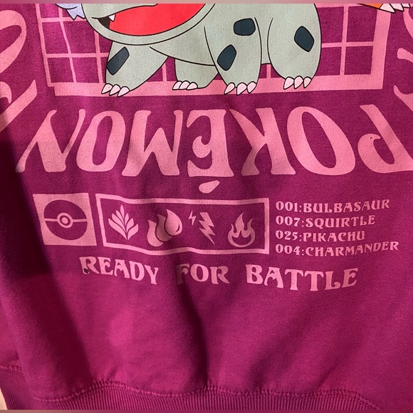 Purple Pokémon Sweatshirt - Picture 9 of 9